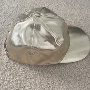 Shiny Gold Adjustable Baseball Hat
